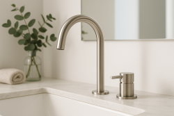 MURO TUA Torneira de lavatório de 2 furos cromada com bico redondo 1208972104